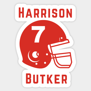 Harrison Butker Kansas City Butt Kicker Sticker